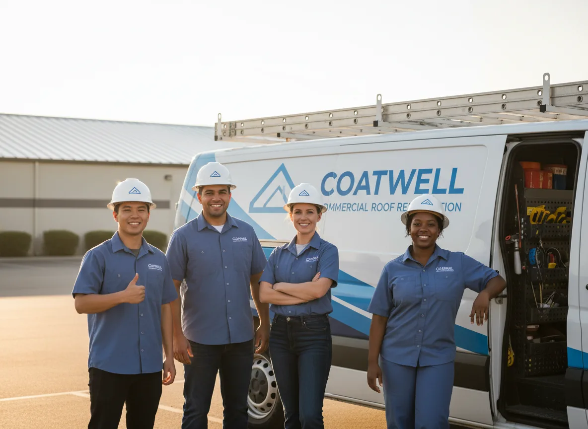 Commercial roof coating company in Endicott, WA